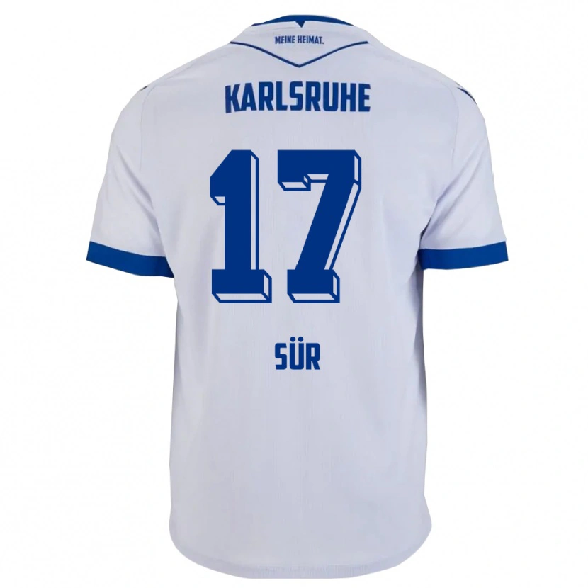 Danxen Criança Camisola Devin Sür #17 Branco Azul Alternativa 2025/26 Camisa Brasil