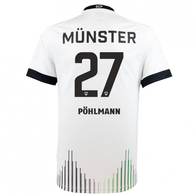 Danxen Criança Camisola Phil Pöhlmann #27 Branco Preto Alternativa 2025/26 Camisa Brasil