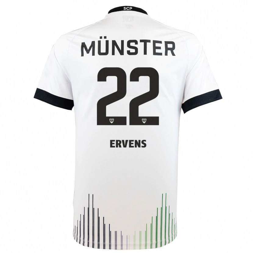 Danxen Criança Camisola Paul Ervens #22 Branco Preto Alternativa 2025/26 Camisa Brasil