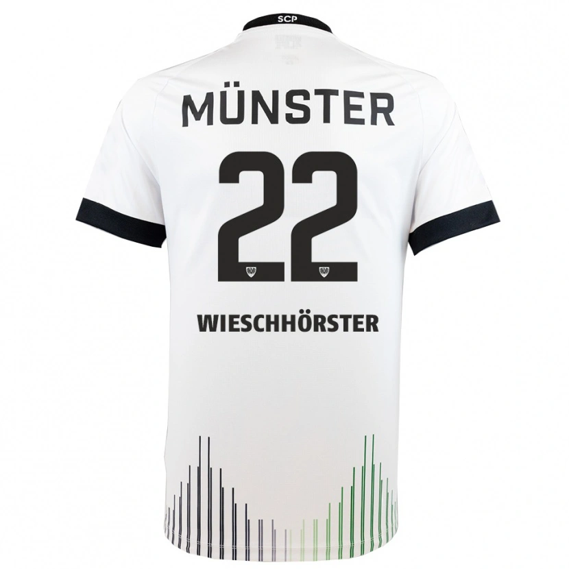 Danxen Criança Camisola Falk Wieschhörster #22 Branco Preto Alternativa 2025/26 Camisa Brasil