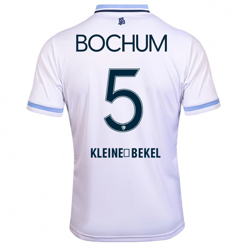Danxen Criança Camisola Colin Kleine-Bekel #5 Branco Azul Celeste Alternativa 2025/26 Camisa Brasil