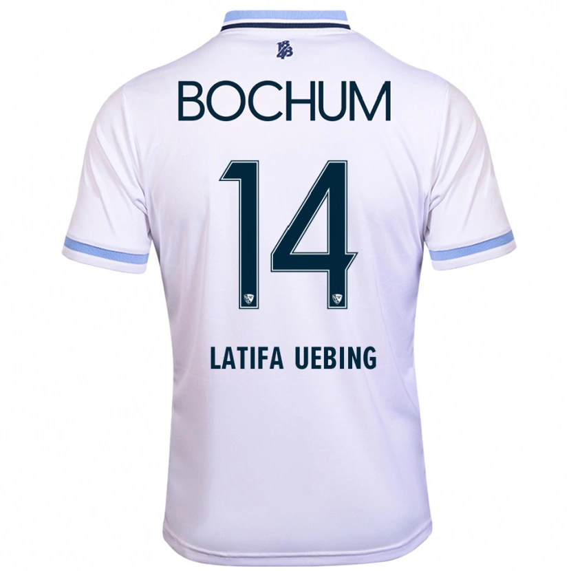 Danxen Criança Camisola Anna Latifa Uebing #14 Branco Azul Celeste Alternativa 2025/26 Camisa Brasil