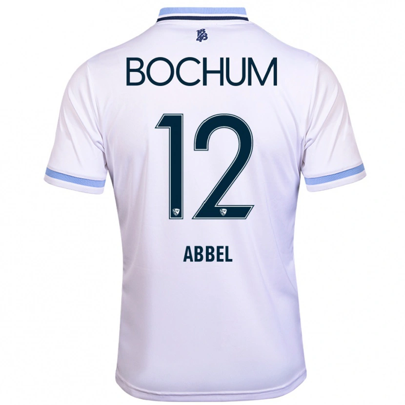 Danxen Criança Camisola Erik Abbel #12 Branco Azul Celeste Alternativa 2025/26 Camisa Brasil