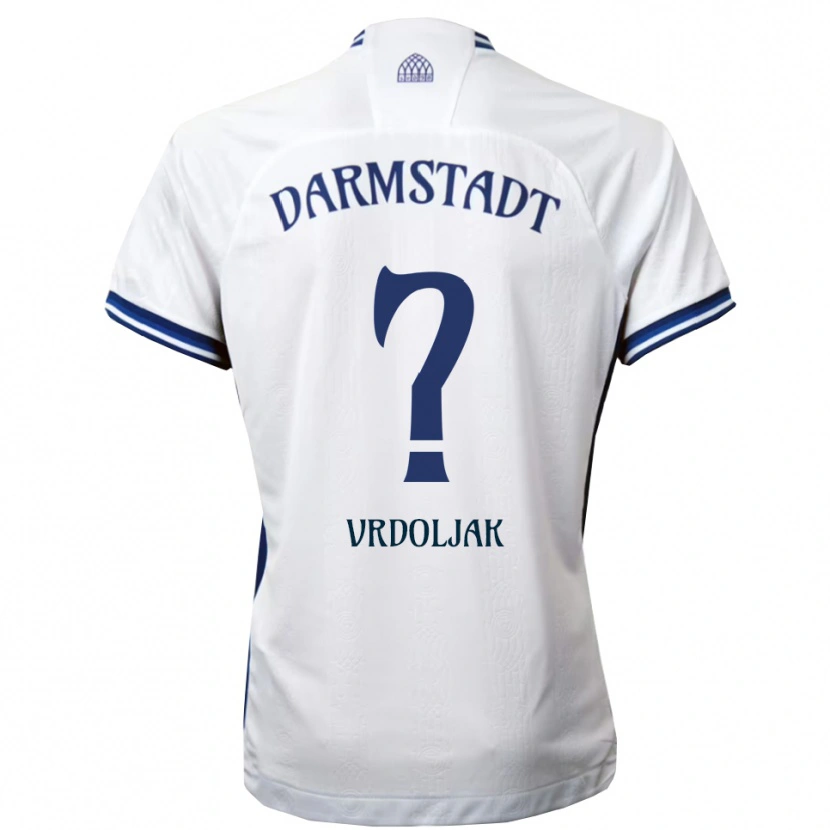 Danxen Criança Camisola Tomislav Vrdoljak #0 Branco Azul Alternativa 2025/26 Camisa Brasil