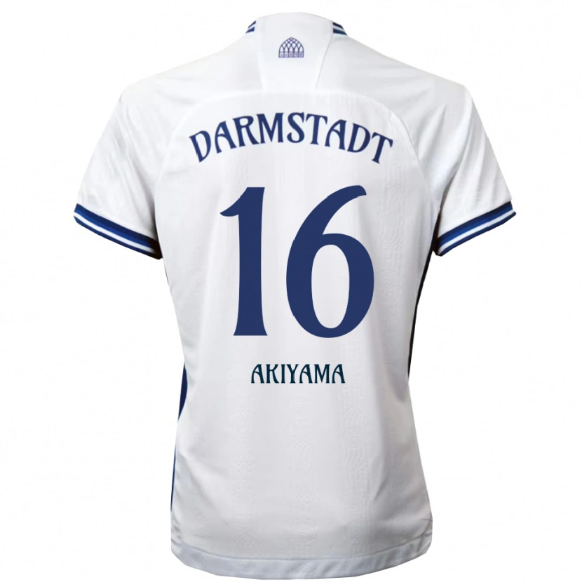 Danxen Criança Camisola Hiroki Akiyama #16 Branco Azul Alternativa 2025/26 Camisa Brasil