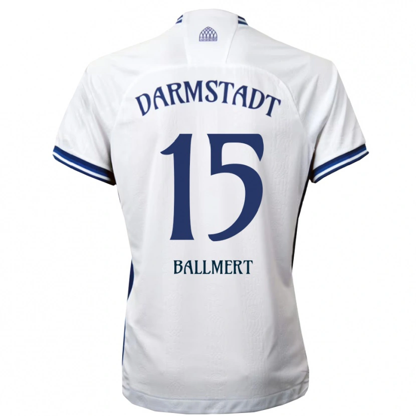 Danxen Criança Camisola Markus Ballmert #15 Branco Azul Alternativa 2025/26 Camisa Brasil