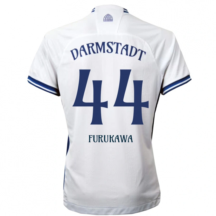 Danxen Criança Camisola Yosuke Furukawa #44 Branco Azul Alternativa 2025/26 Camisa Brasil
