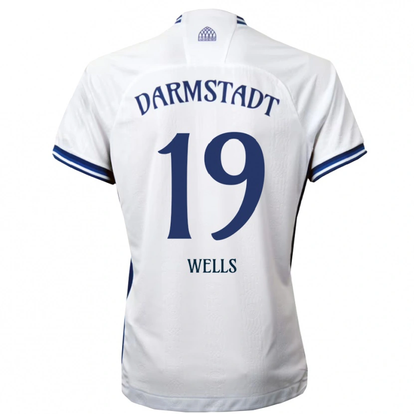 Danxen Criança Camisola Finnley Wells #19 Branco Azul Alternativa 2025/26 Camisa Brasil