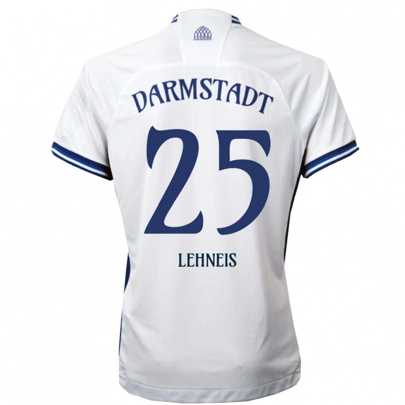 Danxen Criança Camisola Daniel Lehneis #25 Branco Azul Alternativa 2025/26 Camisa Brasil