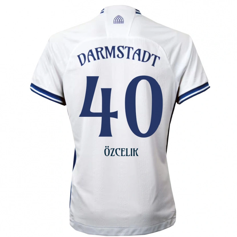 Danxen Criança Camisola Mehmet Özçelik #40 Branco Azul Alternativa 2025/26 Camisa Brasil