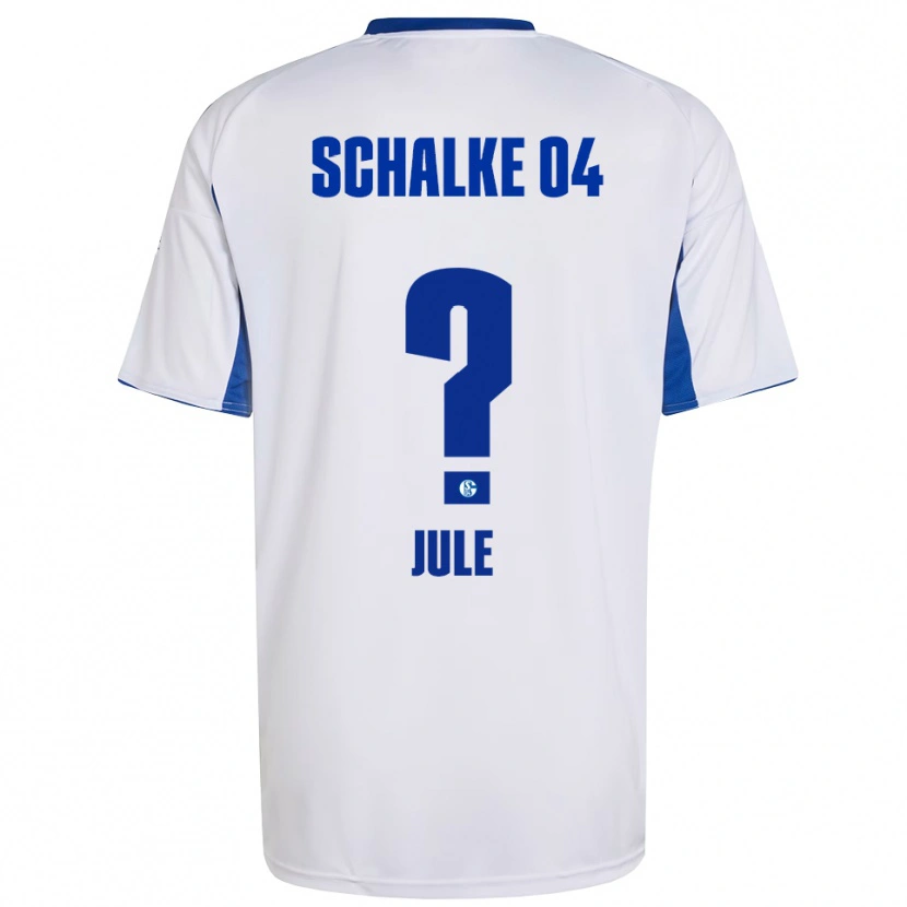 Danxen Criança Camisola Jule Dallmann #0 Branco Azul Alternativa 2025/26 Camisa Brasil