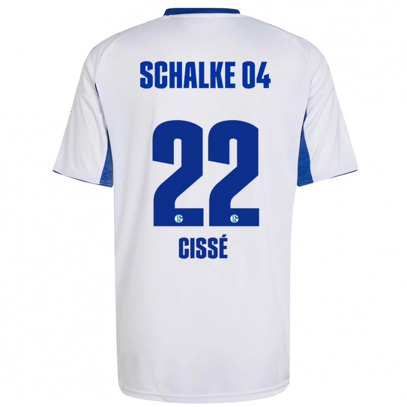 Danxen Criança Camisola Ibrahima Cissé #22 Branco Azul Alternativa 2025/26 Camisa Brasil