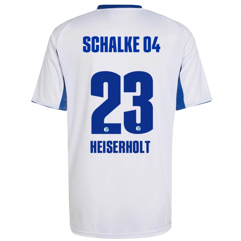 Danxen Criança Camisola Finn Heiserholt #23 Branco Azul Alternativa 2025/26 Camisa Brasil