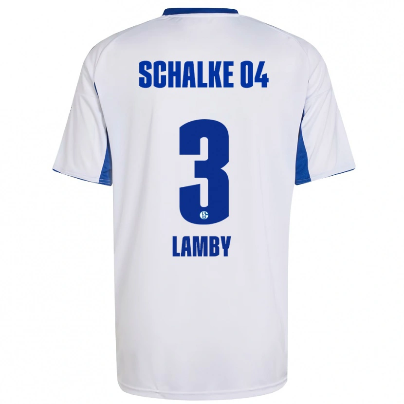 Danxen Criança Camisola Max Lamby #3 Branco Azul Alternativa 2025/26 Camisa Brasil