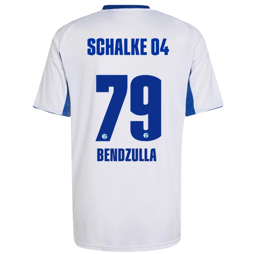 Danxen Criança Camisola Leonie Bendzulla #79 Branco Azul Alternativa 2025/26 Camisa Brasil