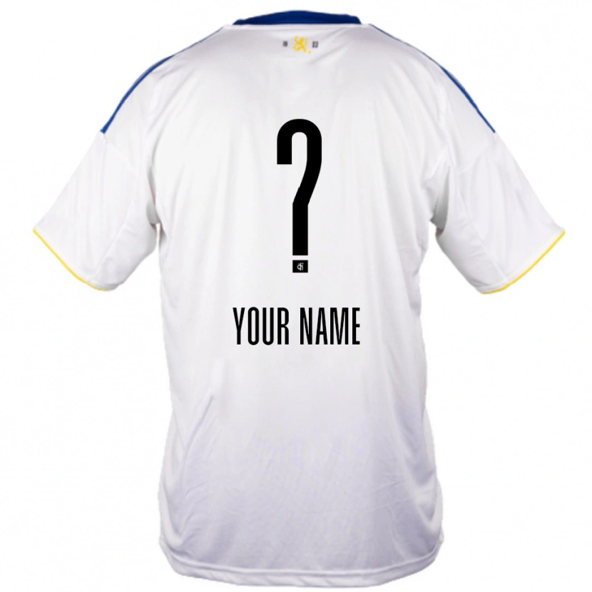 Danxen Criança Camisola Seu Nome #0 Branco Azul Amarelo Alternativa 2025/26 Camisa Brasil