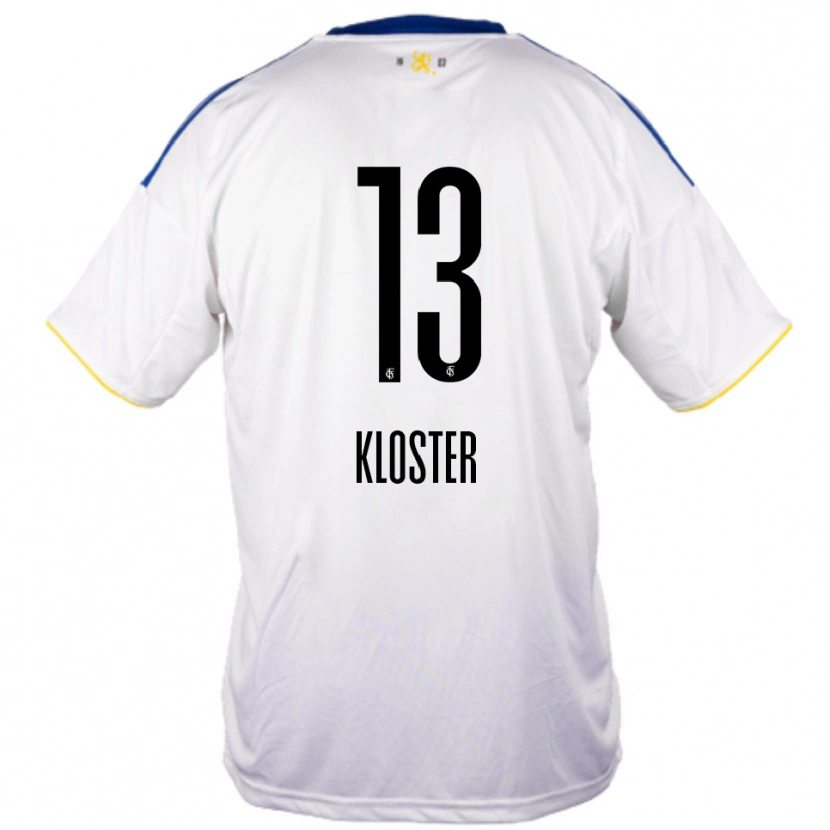 Danxen Criança Camisola Tim Kloster #13 Branco Azul Amarelo Alternativa 2025/26 Camisa Brasil