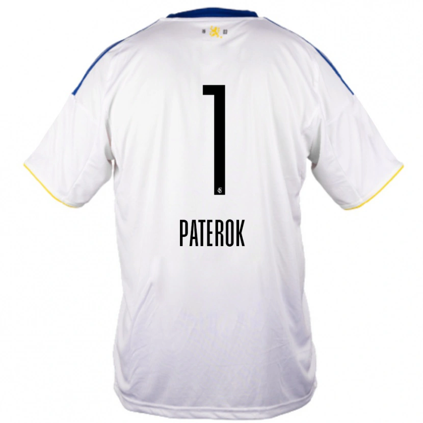Danxen Criança Camisola Tim Paterok #1 Branco Azul Amarelo Alternativa 2025/26 Camisa Brasil