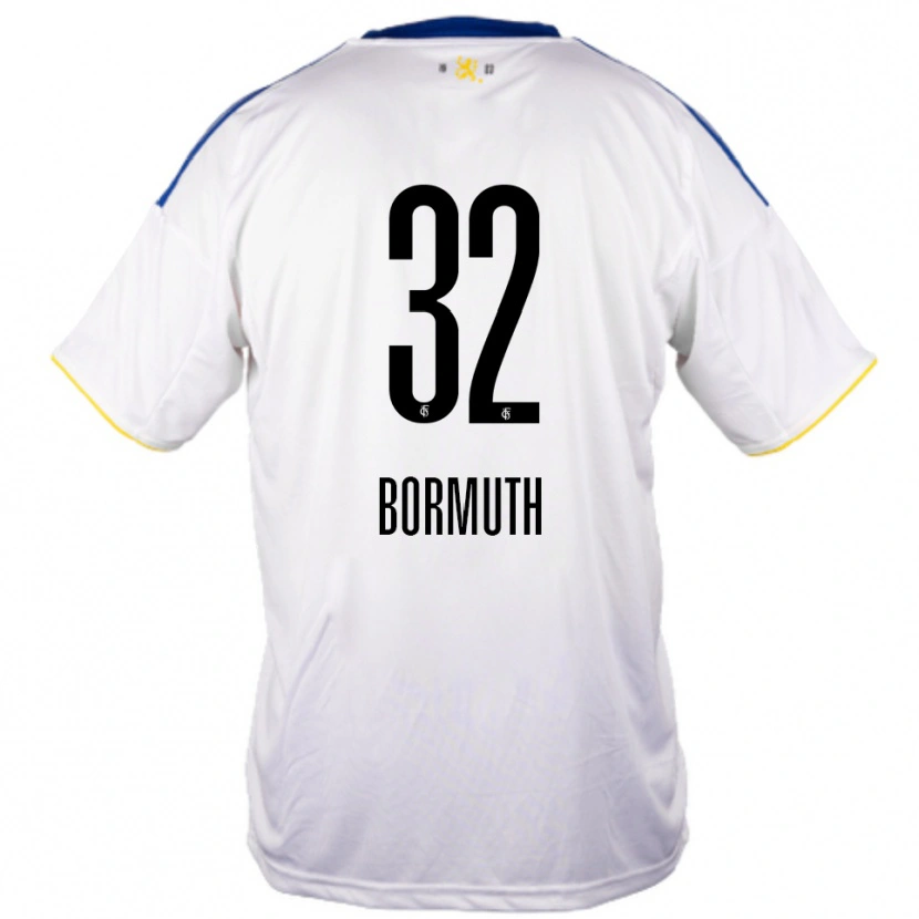 Danxen Criança Camisola Robin Bormuth #32 Branco Azul Amarelo Alternativa 2025/26 Camisa Brasil