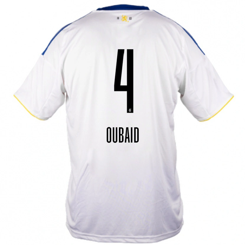 Danxen Criança Camisola Obeida Oubaid #4 Branco Azul Amarelo Alternativa 2025/26 Camisa Brasil