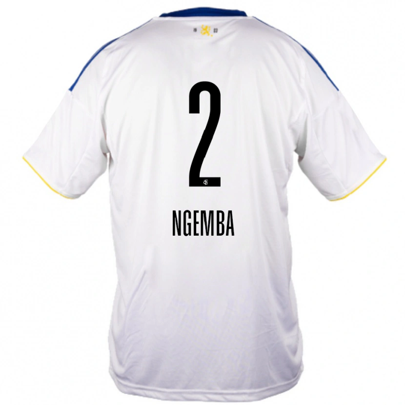 Danxen Criança Camisola Dejan Ngemba #2 Branco Azul Amarelo Alternativa 2025/26 Camisa Brasil