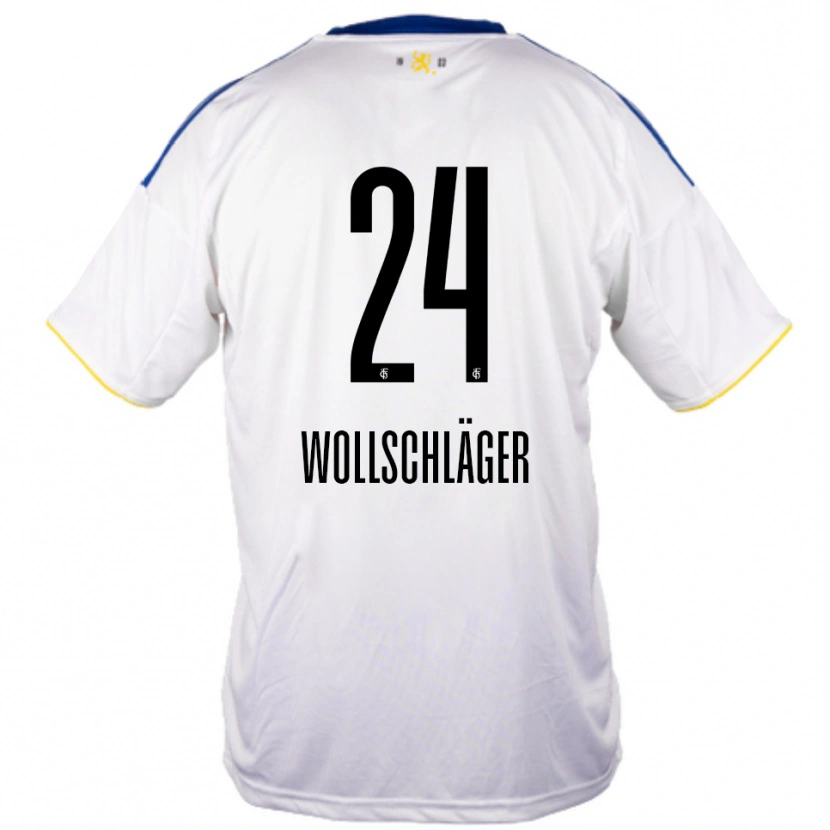 Danxen Criança Camisola Luca Wollschläger #24 Branco Azul Amarelo Alternativa 2025/26 Camisa Brasil