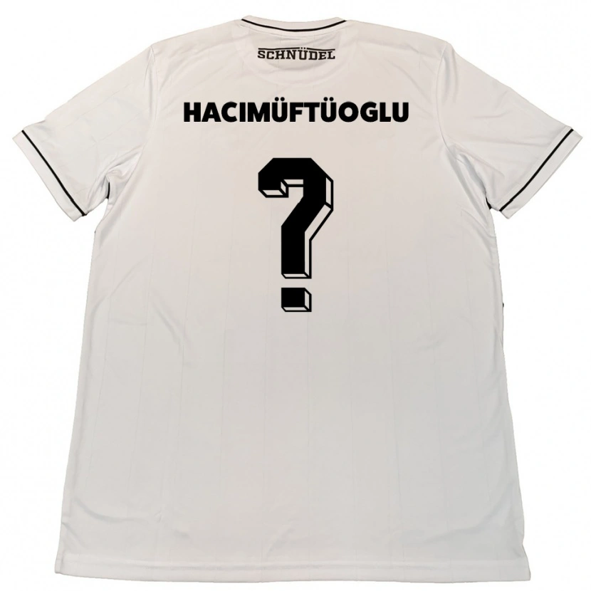 Danxen Criança Camisola Belinay Hacimüftüoglu #0 Branco Preto Alternativa 2025/26 Camisa Brasil