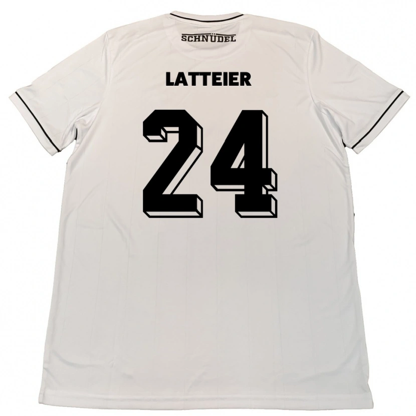 Danxen Criança Camisola Tim Latteier #24 Branco Preto Alternativa 2025/26 Camisa Brasil