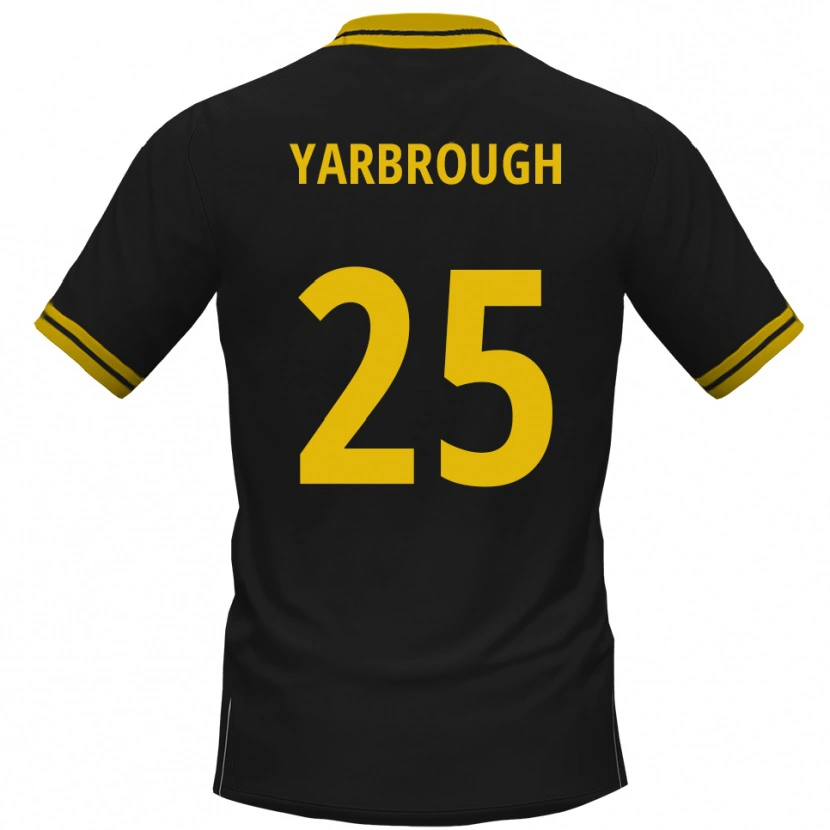 Danxen Criança Camisola Lamar Yarbrough #25 Preto Amarelo Alternativa 2025/26 Camisa Brasil