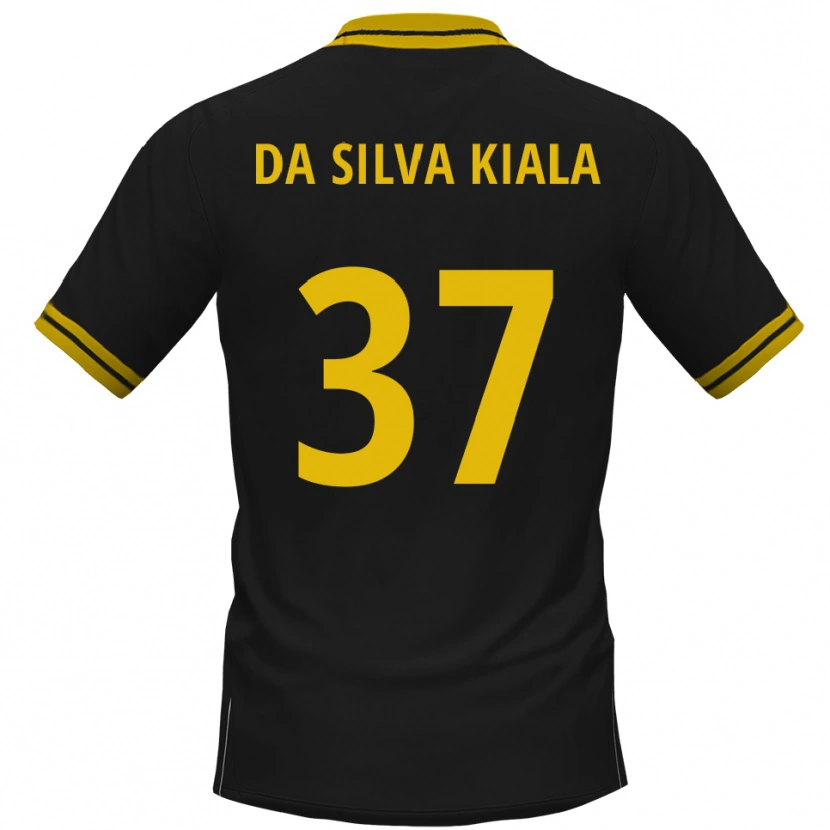 Danxen Criança Camisola Joel Da Silva Kiala #37 Preto Amarelo Alternativa 2025/26 Camisa Brasil