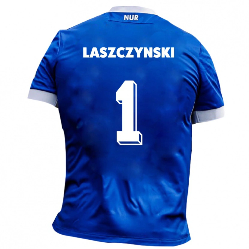 Danxen Criança Camisola Adam Laszczynski #1 Azul Branco Alternativa 2025/26 Camisa Brasil