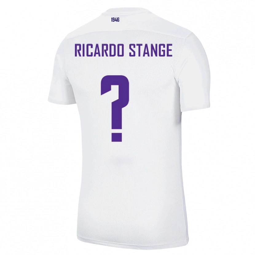 Danxen Criança Camisola Andres Ricardo Stange #0 Branco Verde Alternativa 2025/26 Camisa Brasil