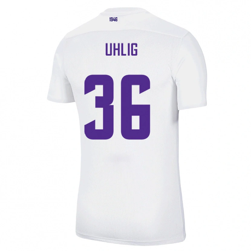 Danxen Criança Camisola Max Uhlig #36 Branco Verde Alternativa 2025/26 Camisa Brasil