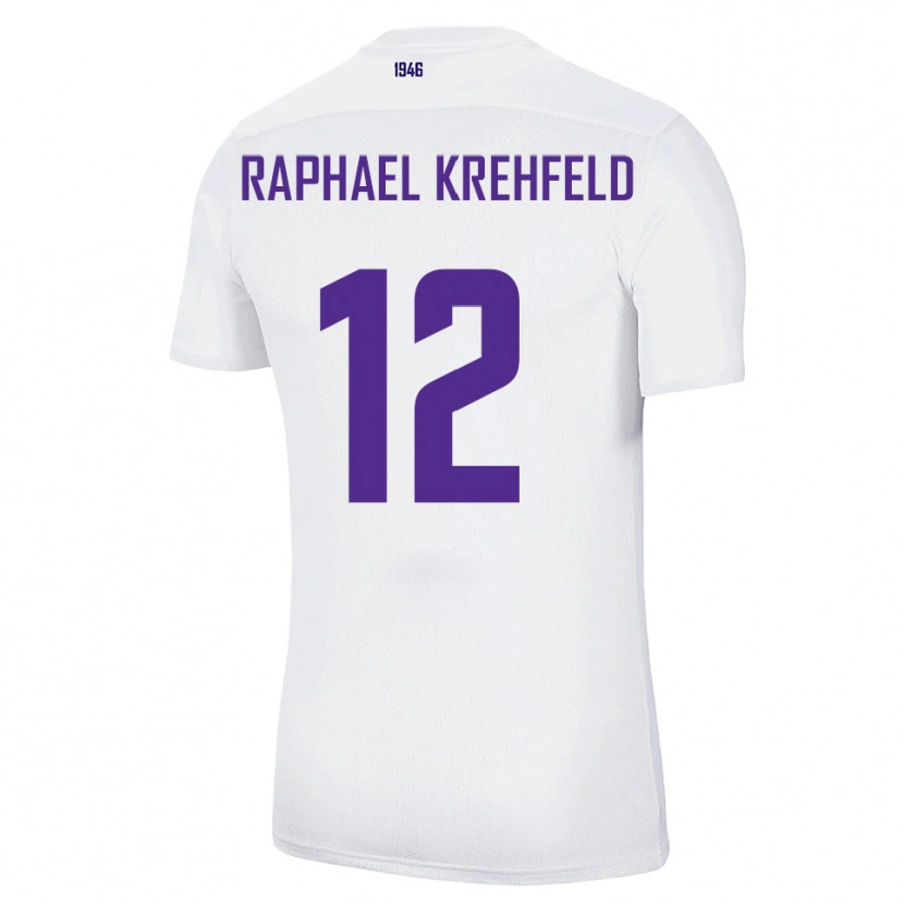 Danxen Criança Camisola Luca Raphael Krehfeld #12 Branco Verde Alternativa 2025/26 Camisa Brasil