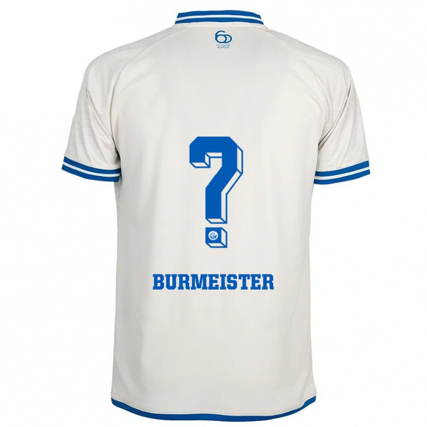 Danxen Criança Camisola Fiete Burmeister #0 Branco Azul Alternativa 2025/26 Camisa Brasil