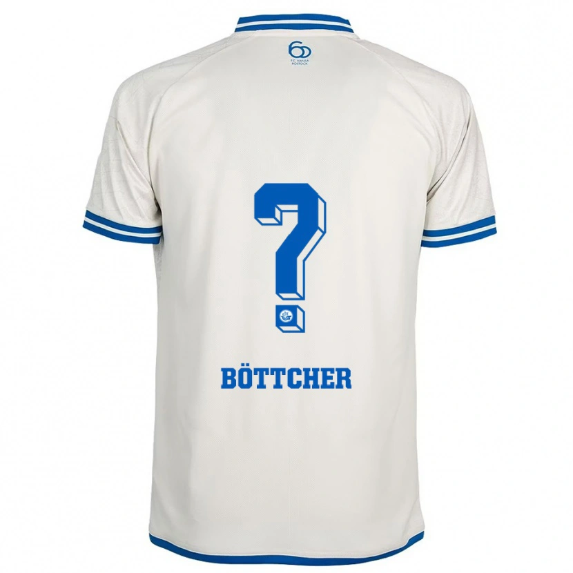 Danxen Criança Camisola Elly Böttcher #0 Branco Azul Alternativa 2025/26 Camisa Brasil