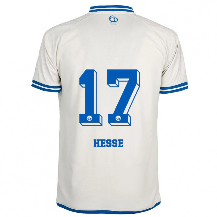 Danxen Criança Camisola Julia Hesse #17 Branco Azul Alternativa 2025/26 Camisa Brasil
