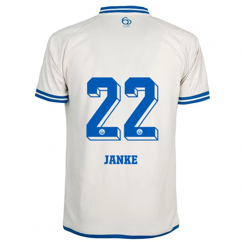 Danxen Criança Camisola Kim Janke #22 Branco Azul Alternativa 2025/26 Camisa Brasil
