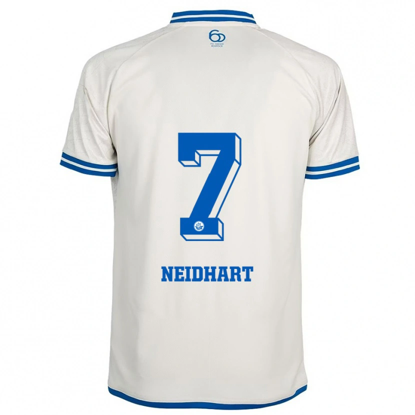 Danxen Criança Camisola Nico Neidhart #7 Branco Azul Alternativa 2025/26 Camisa Brasil
