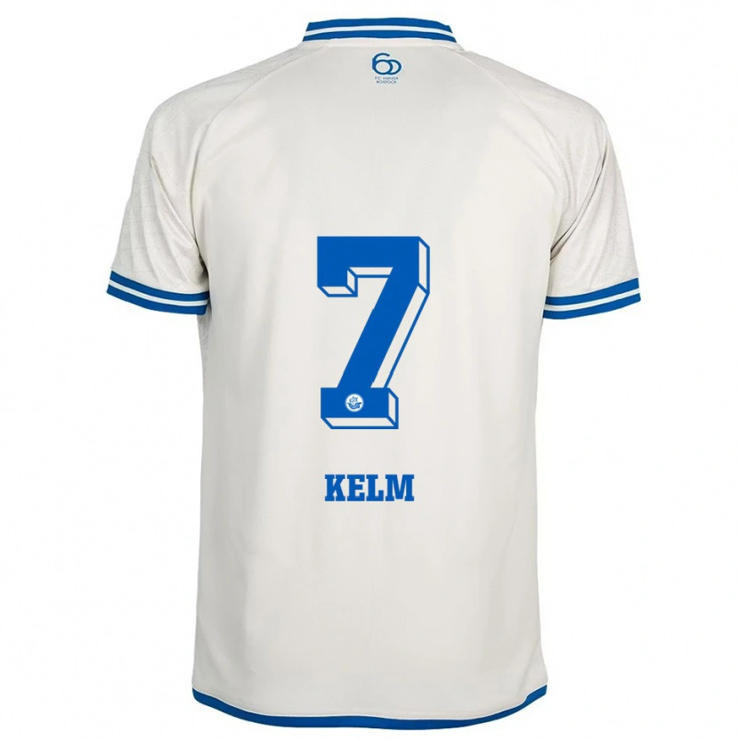 Danxen Criança Camisola Mattes Kelm #7 Branco Azul Alternativa 2025/26 Camisa Brasil