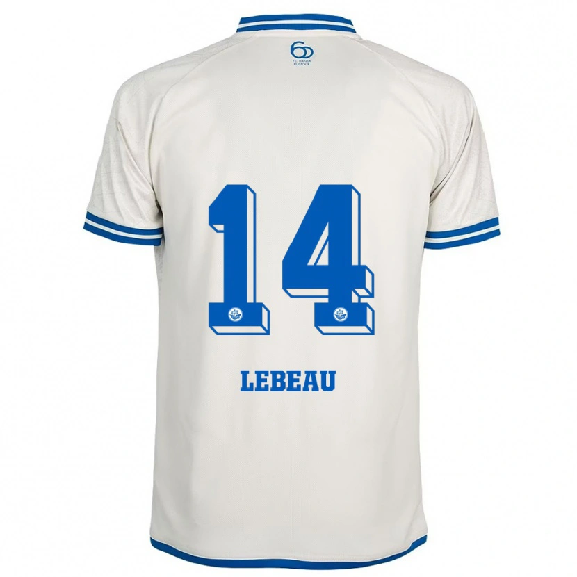Danxen Criança Camisola Adrien Lebeau #14 Branco Azul Alternativa 2025/26 Camisa Brasil