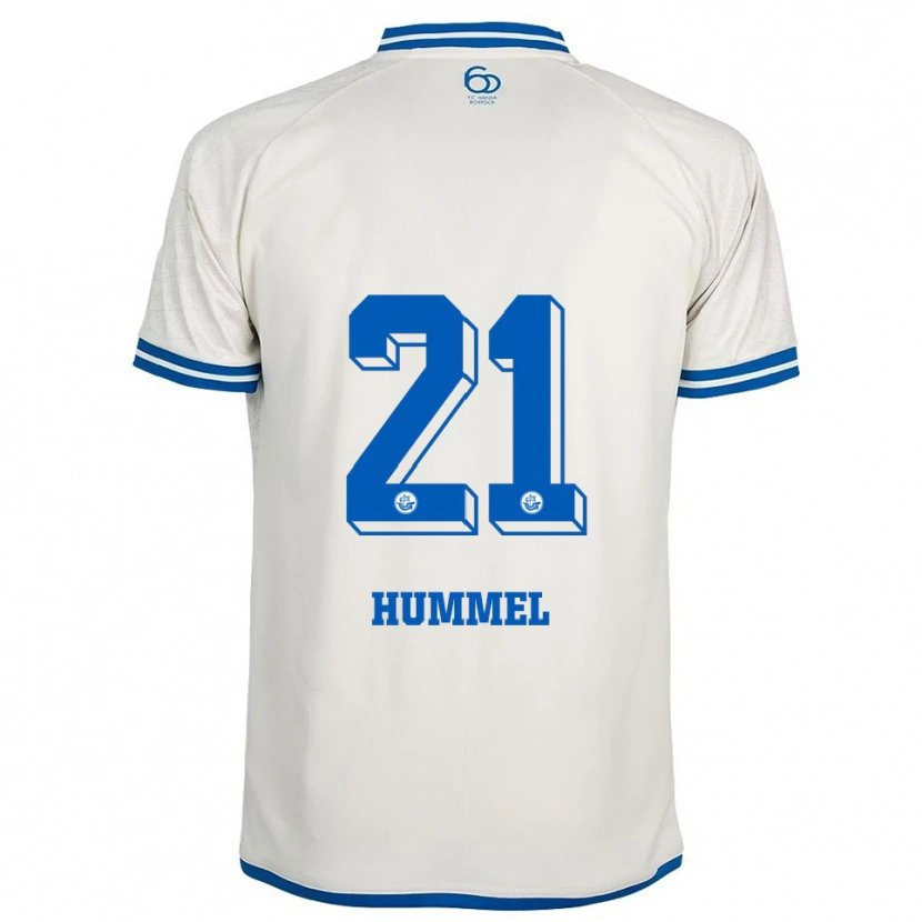 Danxen Criança Camisola David Hummel #21 Branco Azul Alternativa 2025/26 Camisa Brasil