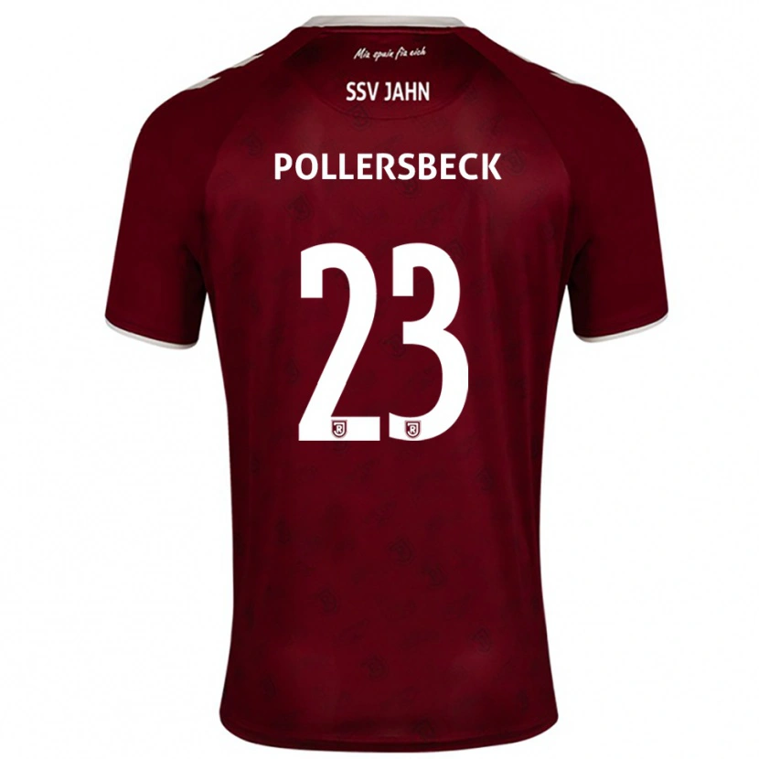 Danxen Criança Camisola Julian Pollersbeck #23 Borgonha Branco Alternativa 2025/26 Camisa Brasil