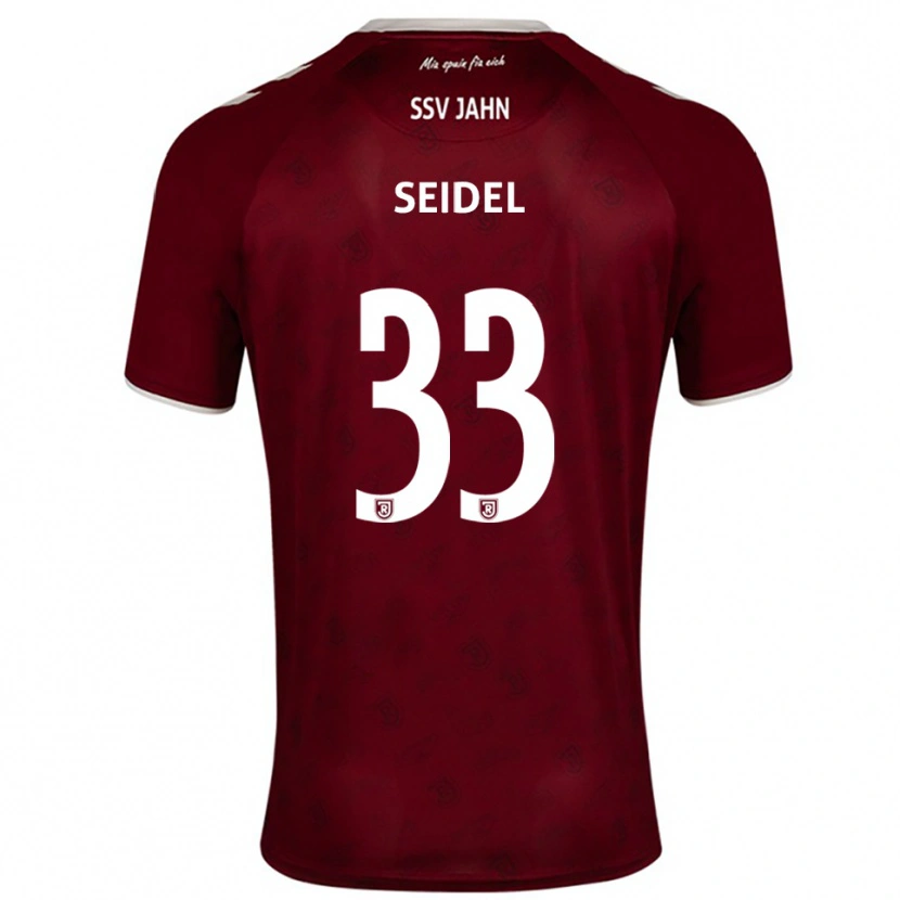 Danxen Criança Camisola Nick Seidel #33 Borgonha Branco Alternativa 2025/26 Camisa Brasil