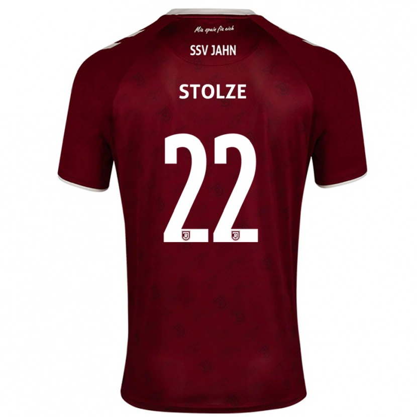 Danxen Criança Camisola Sebastian Stolze #22 Borgonha Branco Alternativa 2025/26 Camisa Brasil
