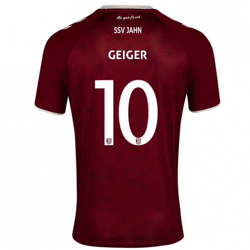 Danxen Criança Camisola Maximilian Geiger #10 Borgonha Branco Alternativa 2025/26 Camisa Brasil