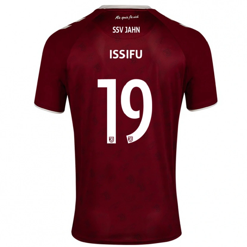 Danxen Criança Camisola Hakim Issifu #19 Borgonha Branco Alternativa 2025/26 Camisa Brasil