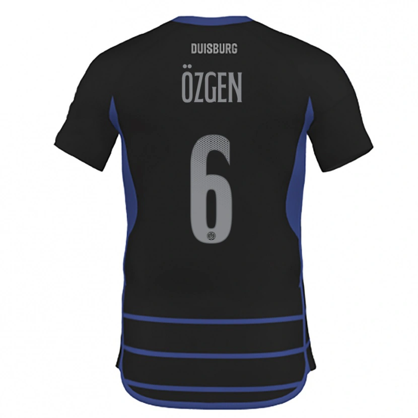 Danxen Criança Camisola Mirac Özgen #6 Preto Azul Alternativa 2025/26 Camisa Brasil