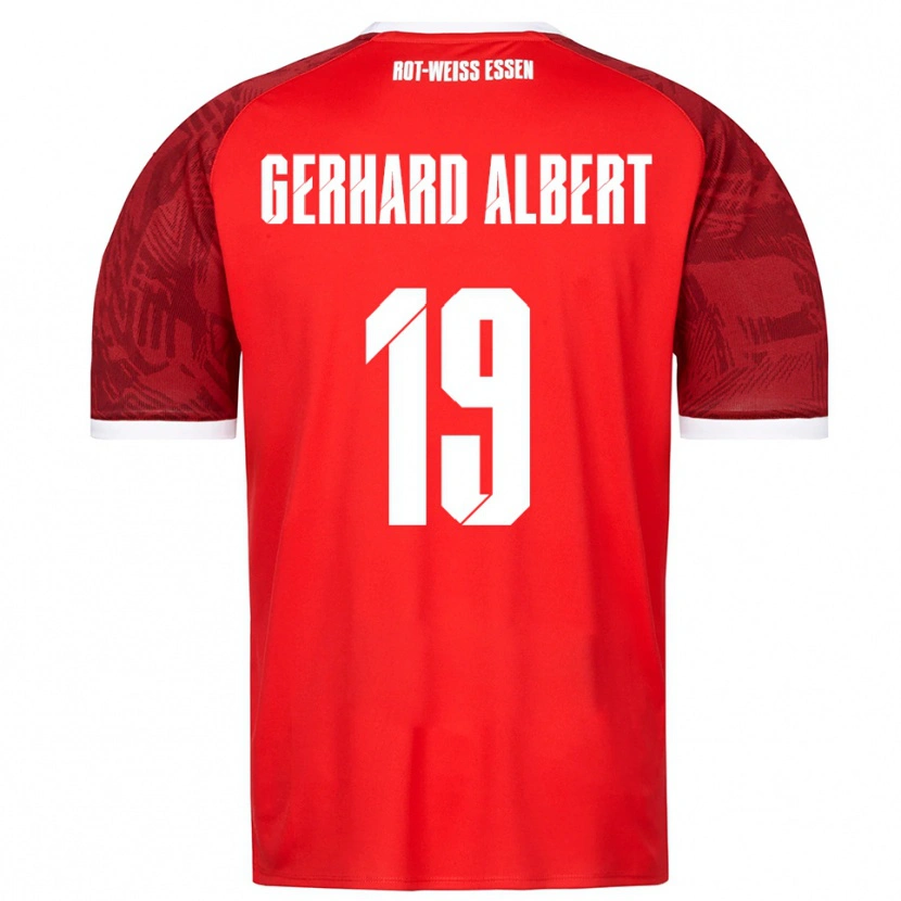 Danxen Criança Camisola Naufal Driss Gerhard Albert #19 Vermelho Borgonha Branco Alternativa 2025/26 Camisa Brasil