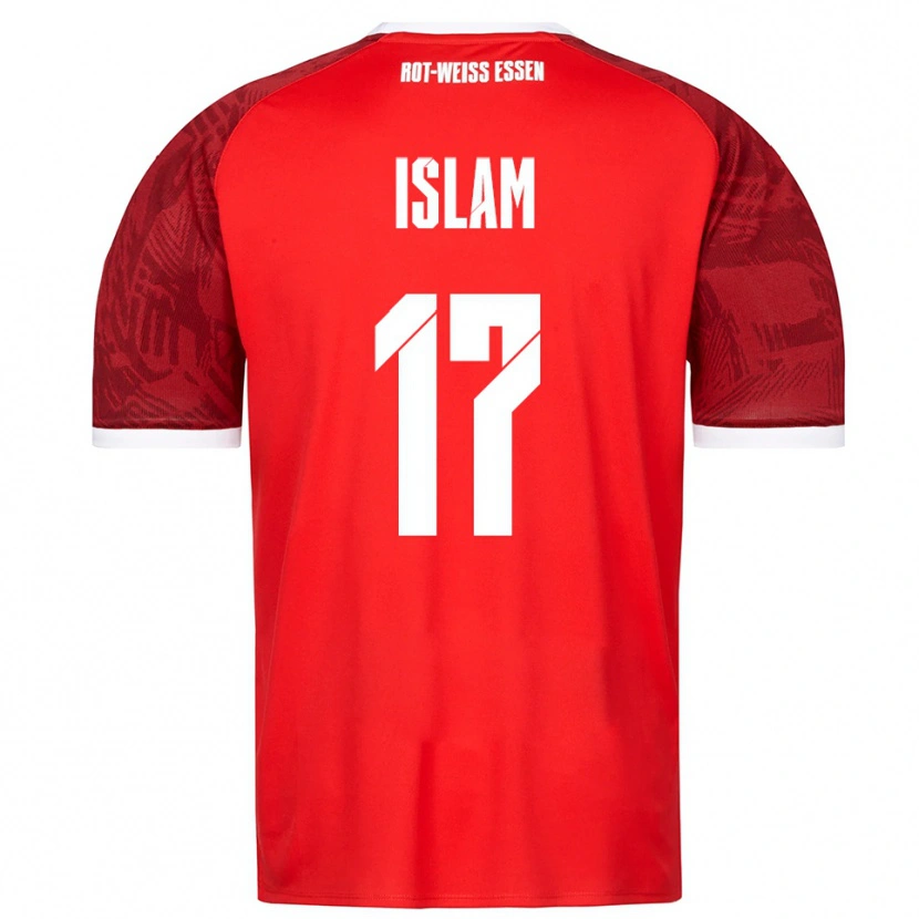 Danxen Criança Camisola Arda Islam #17 Vermelho Borgonha Branco Alternativa 2025/26 Camisa Brasil